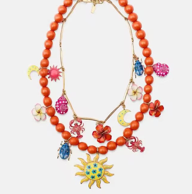 Sun & Beach Necklace set