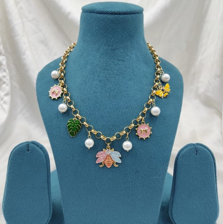 Betsy Bee Charm Necklace