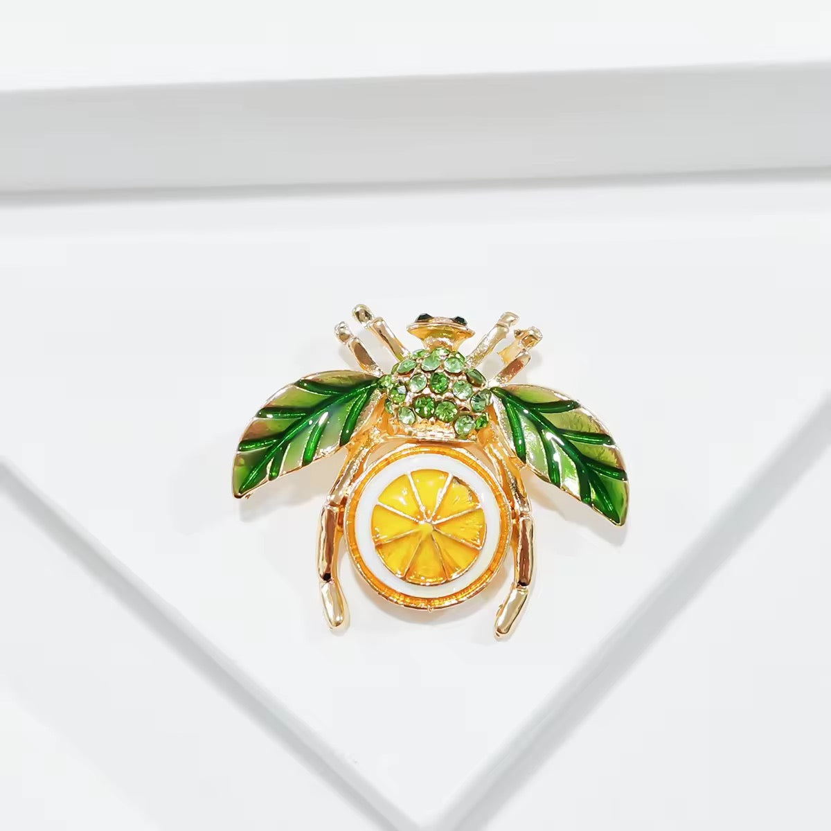 Fruity Bee Stud Earrings
