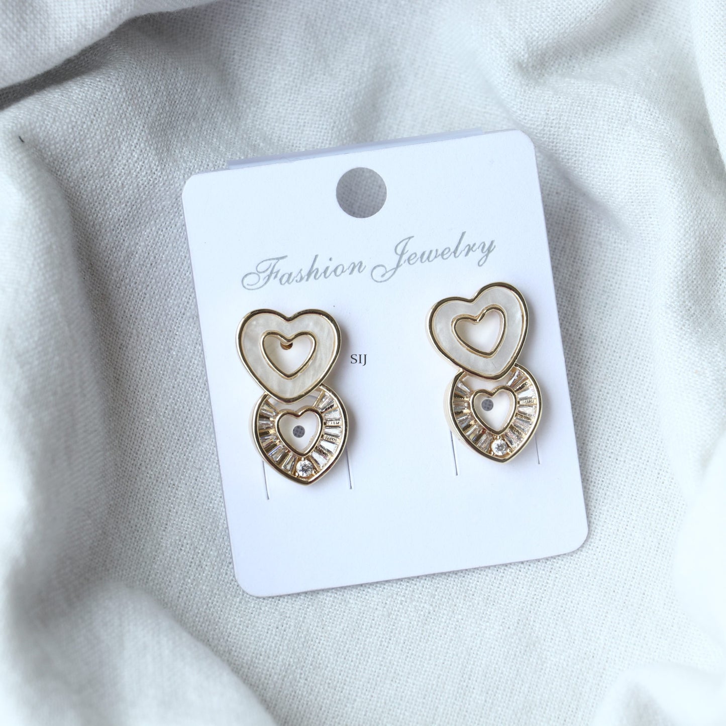 Dual Heart Studs