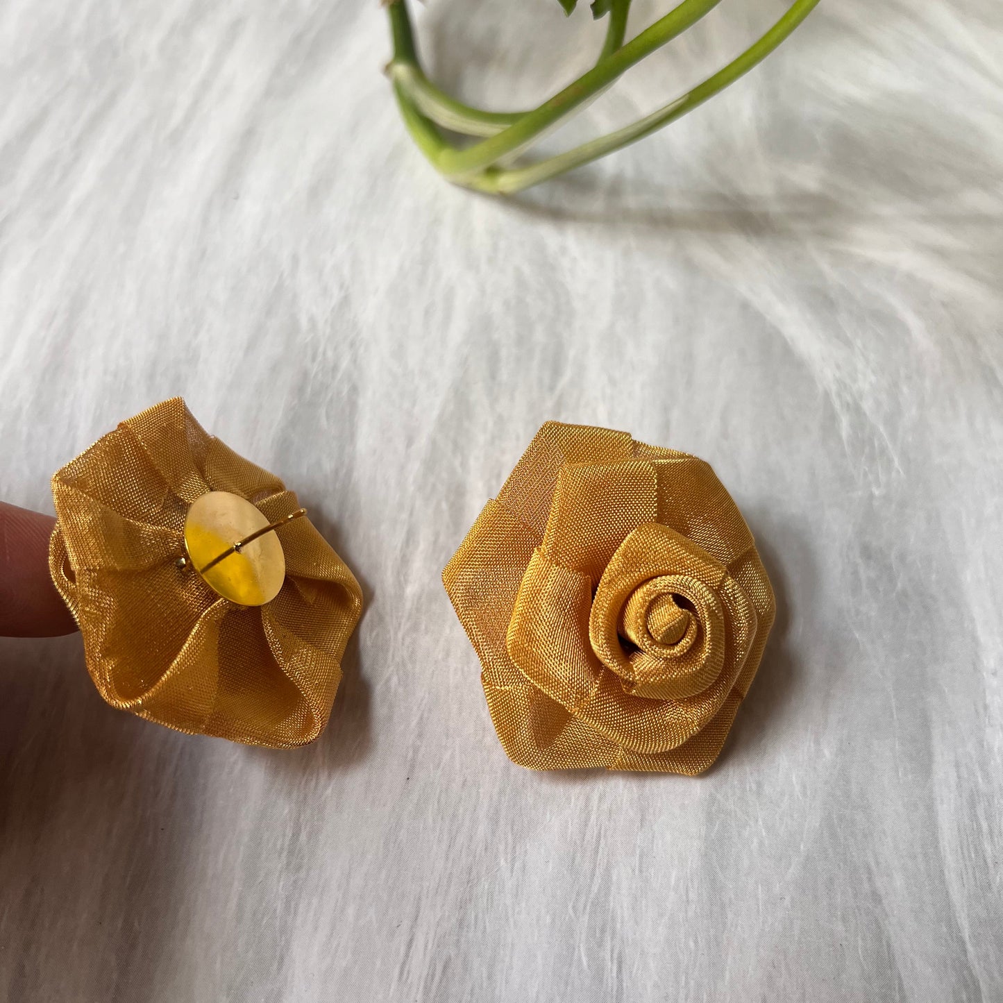Golden Rose Metal Studs