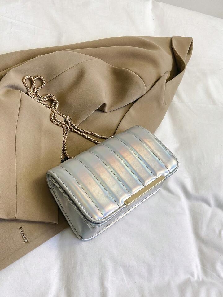 Rainbow Silver Bag