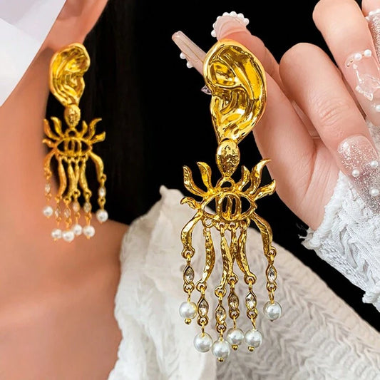 Golden Gaze Earrings