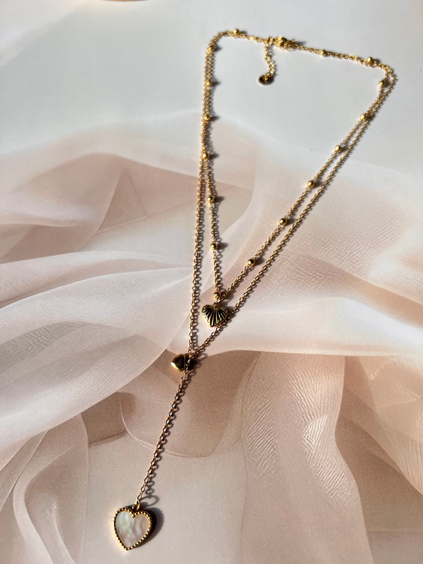 Monica Heart Layer Necklace
