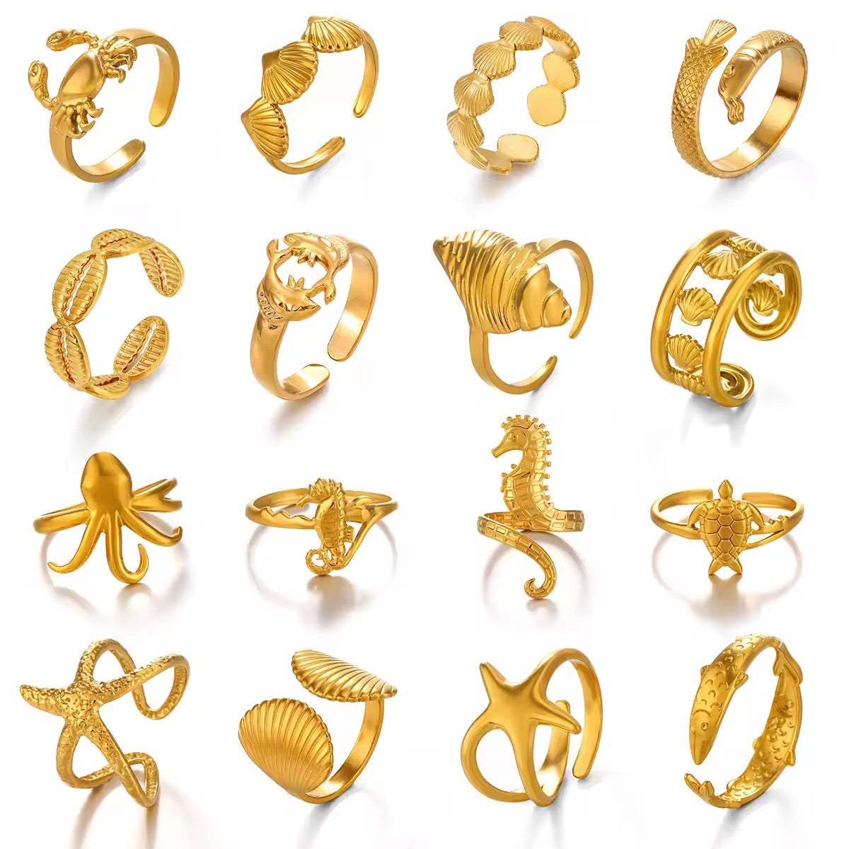 Beach Shell Ring