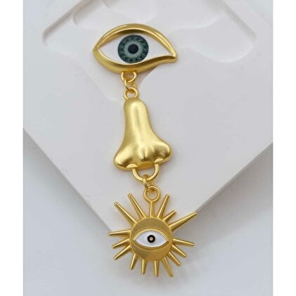 Neste Eye Brooch