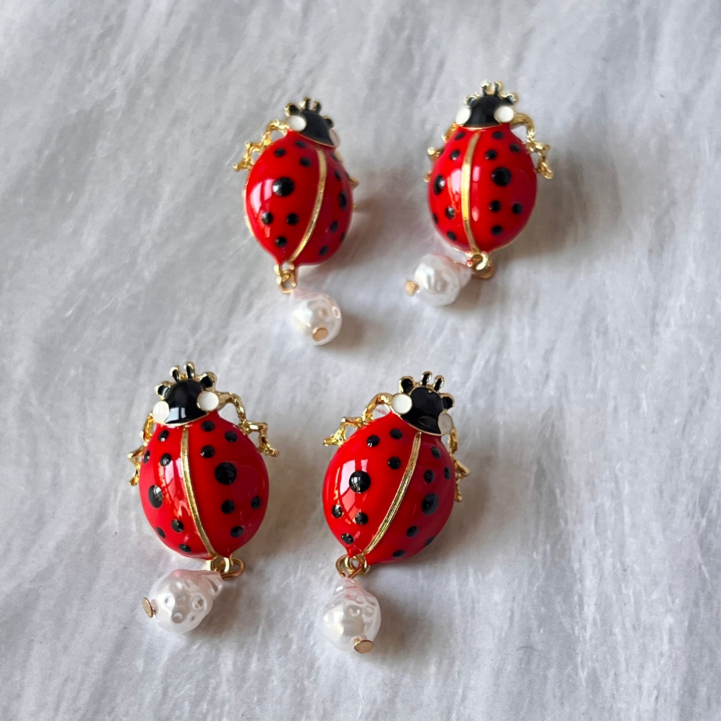 Lady Bug Studs