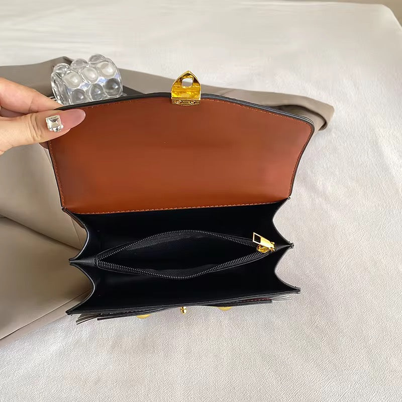 Tan Owl Bag