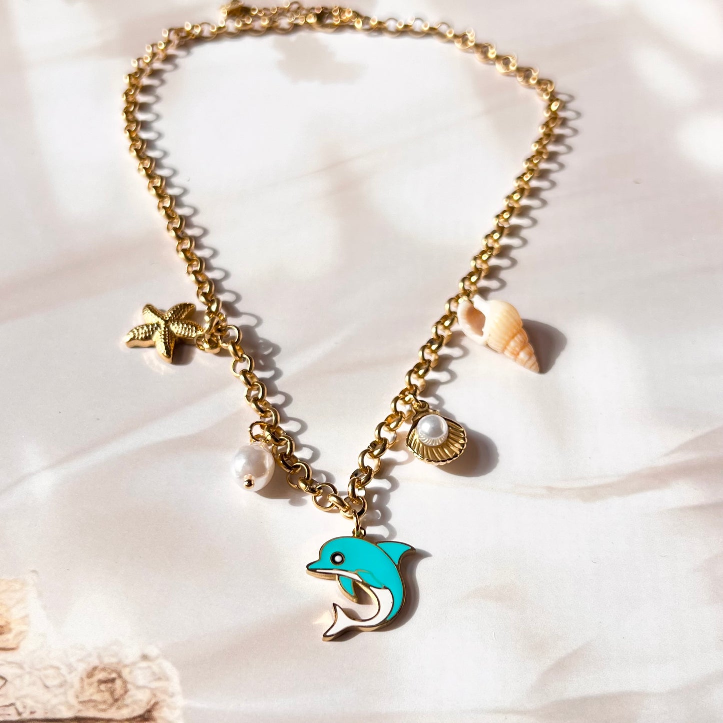 Dolphin Charm Necklace