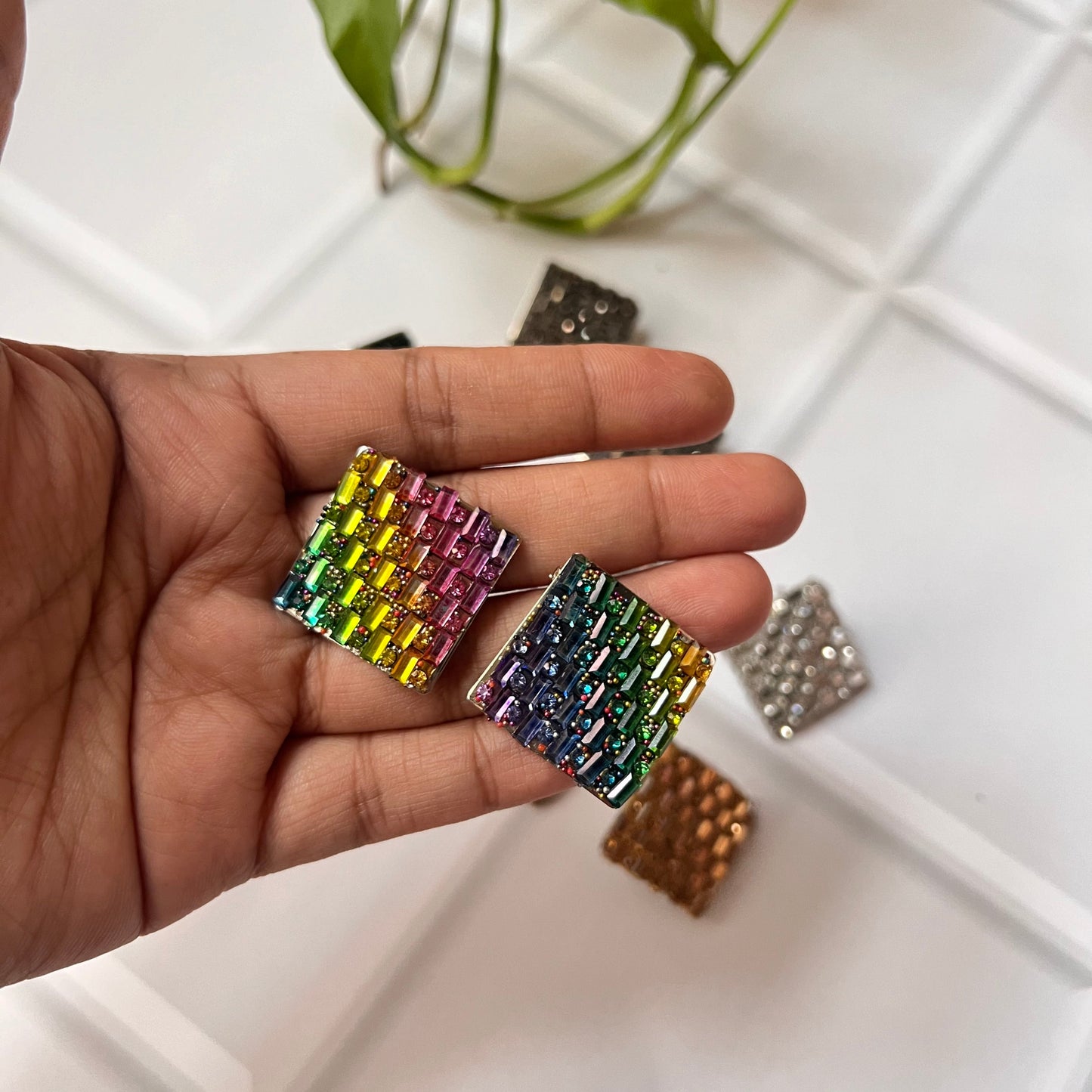 Moiselle Mini Rhinestone Studs