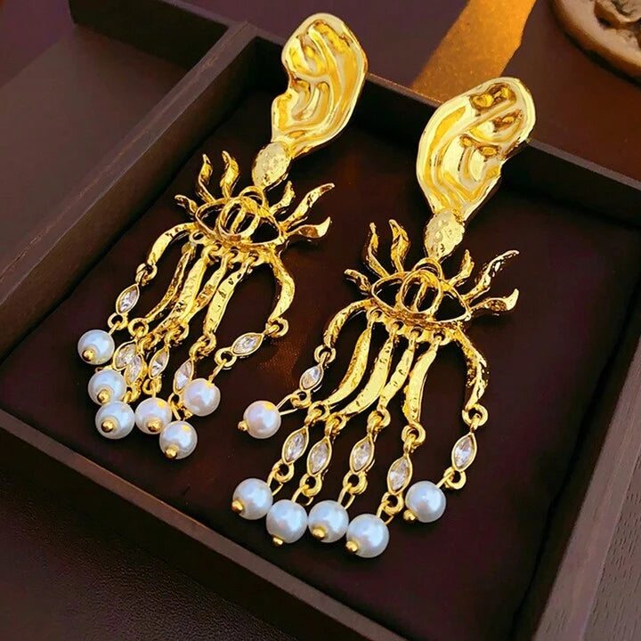 Golden Gaze Earrings