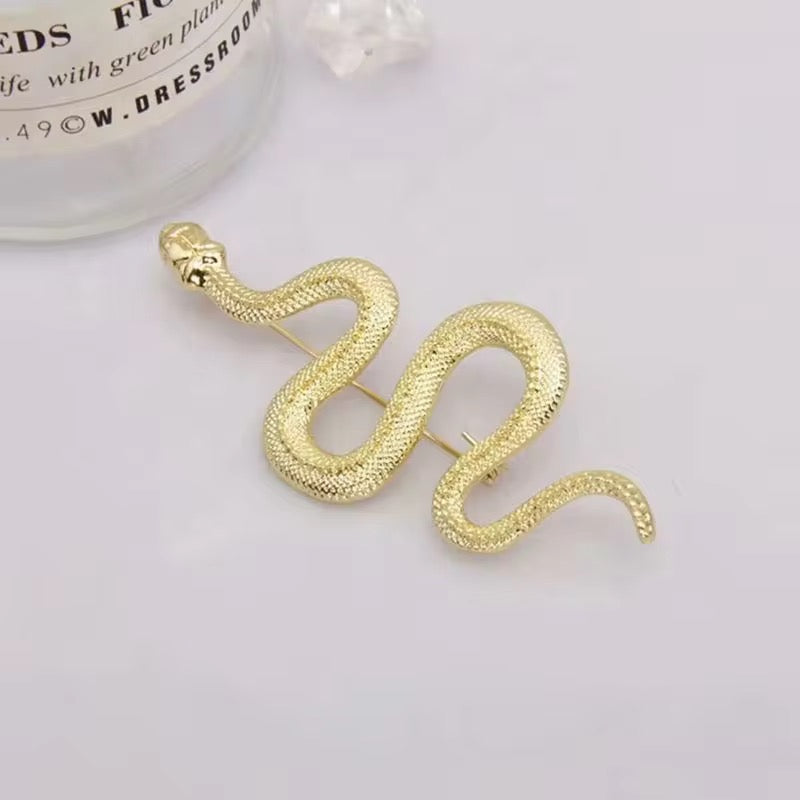 Serpentine Brooch