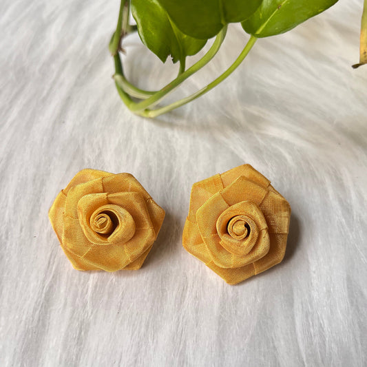 Golden Rose Metal Studs