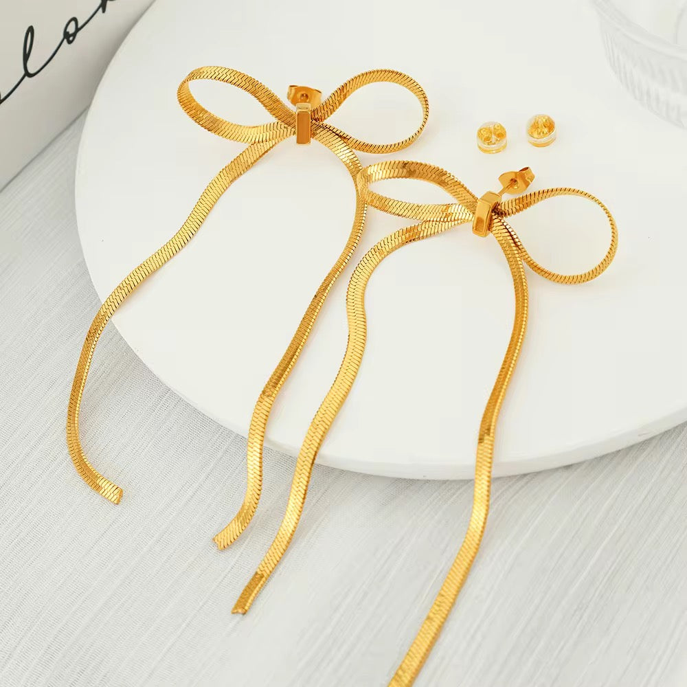 Big Bow Earrings