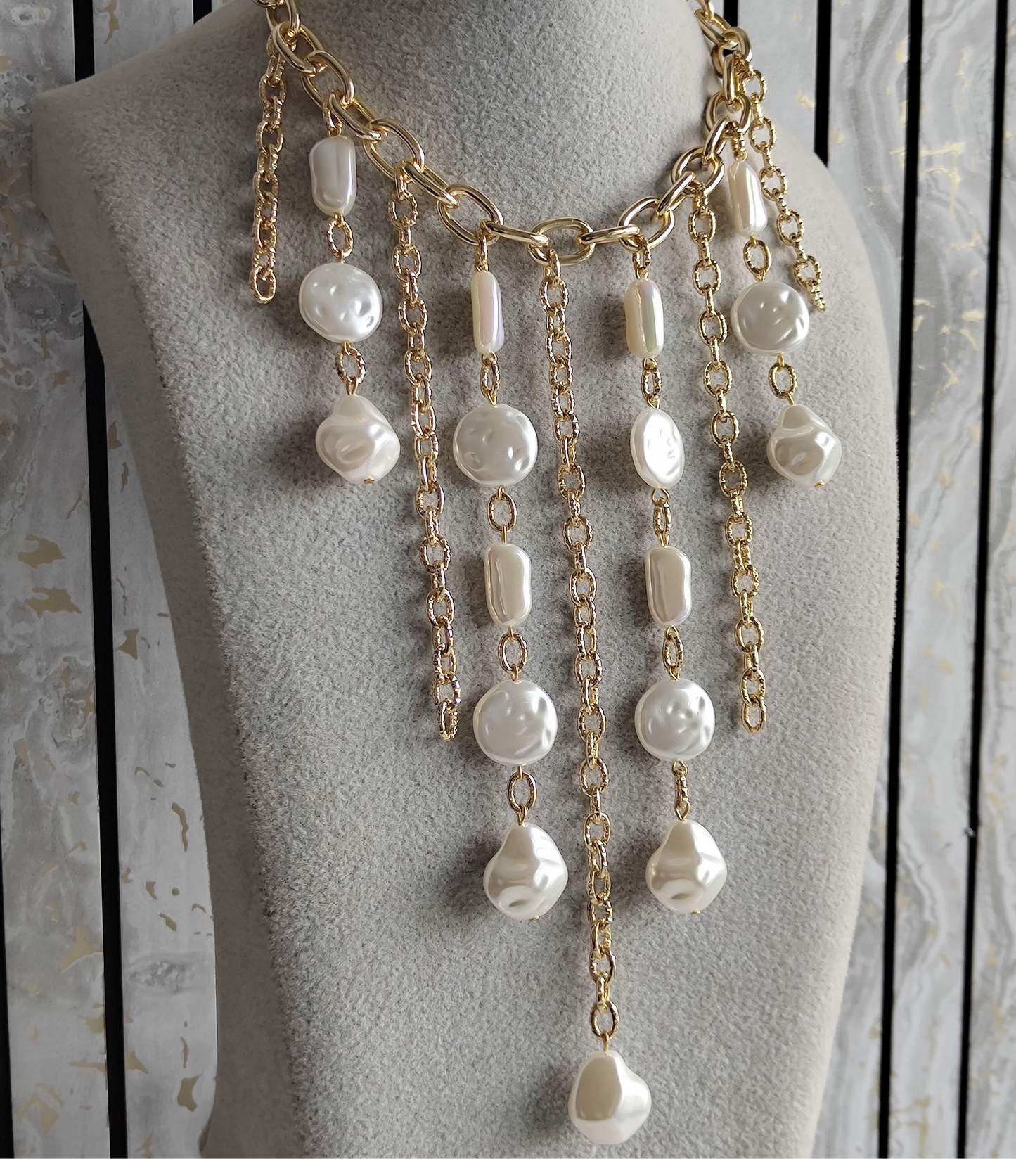 Moon Pearl Necklace