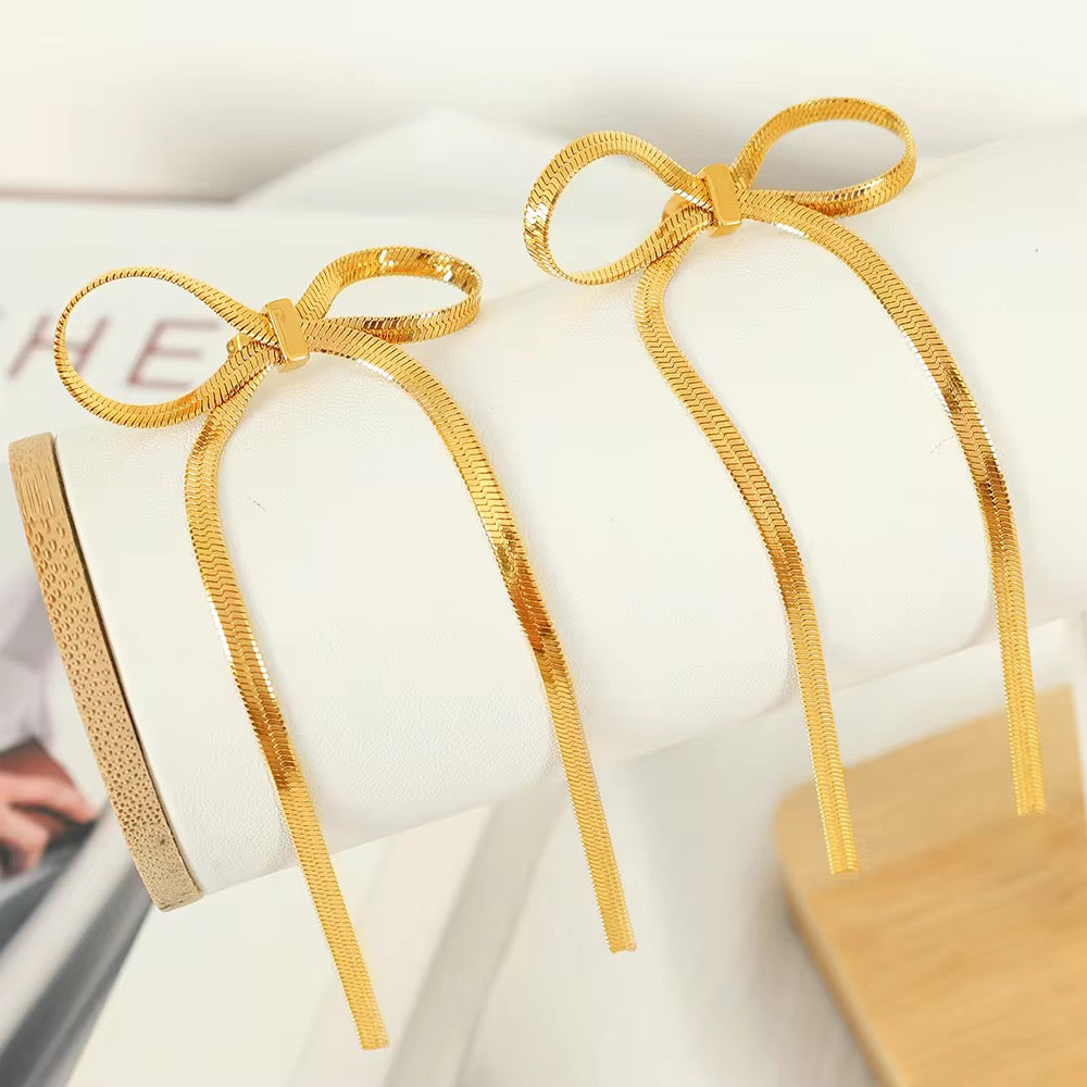 Big Bow Earrings