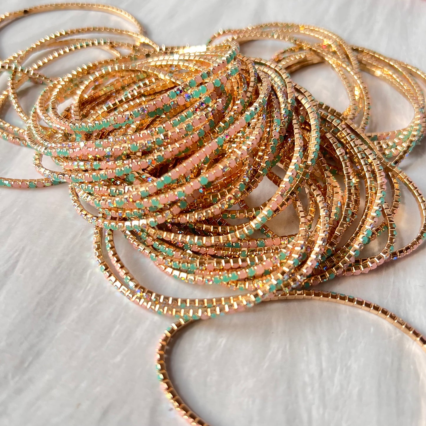 Baby Blue Shimmy Bracelets