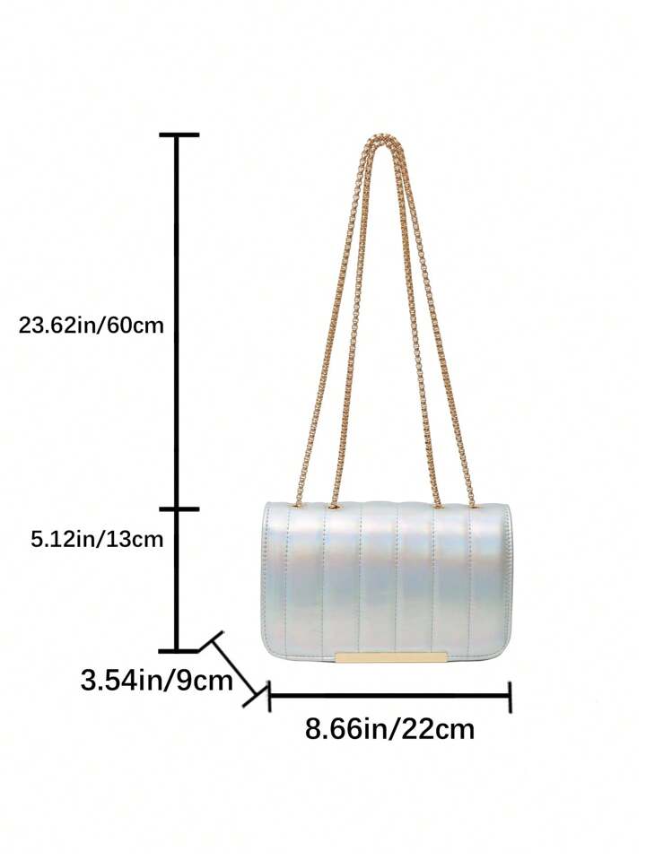 Rainbow Silver Bag