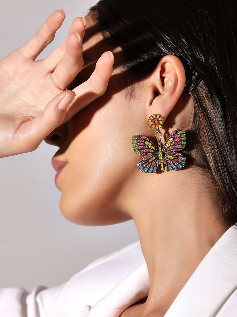 Butterfly Diamond Earrings