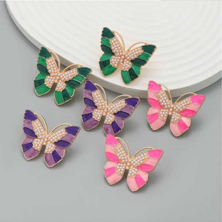 Curv Butterfly studs