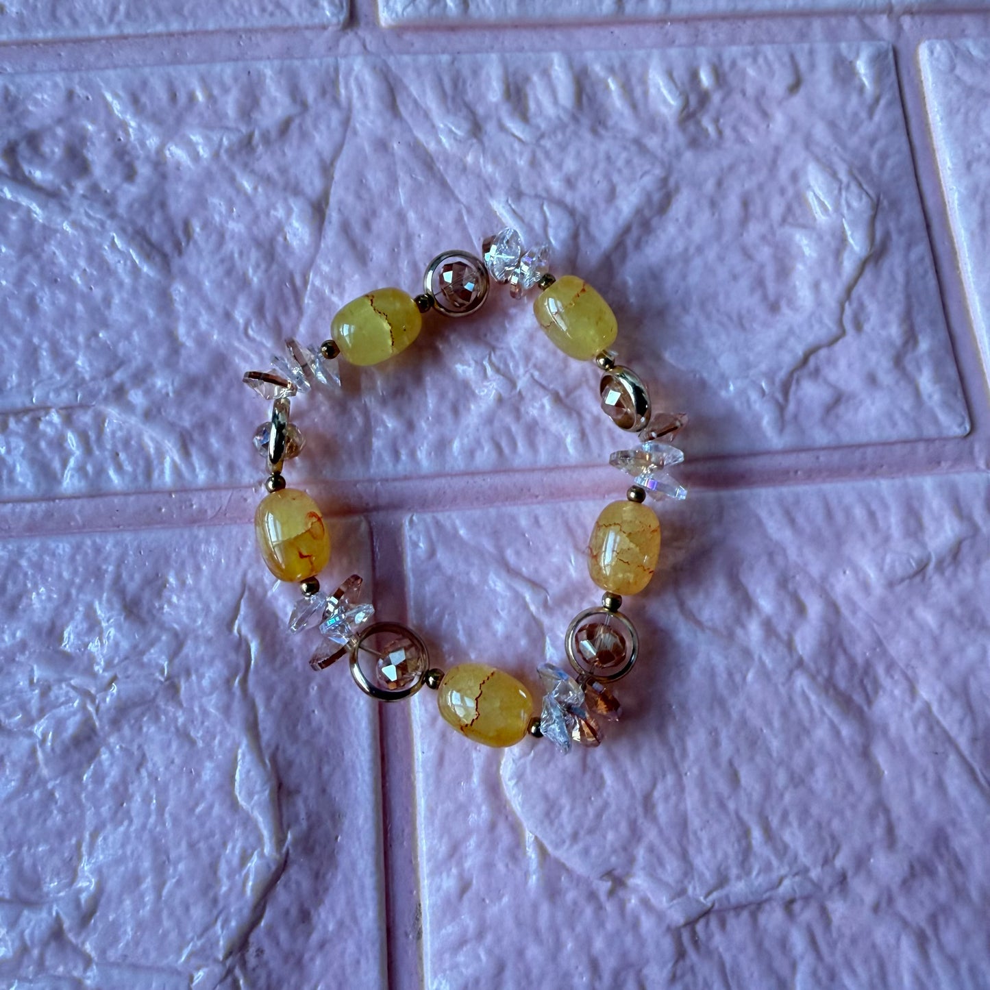 Yellow Crystal Bracelet