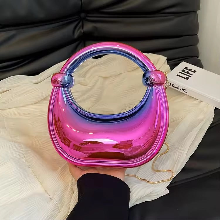 Paris Acrylic Moon Bag