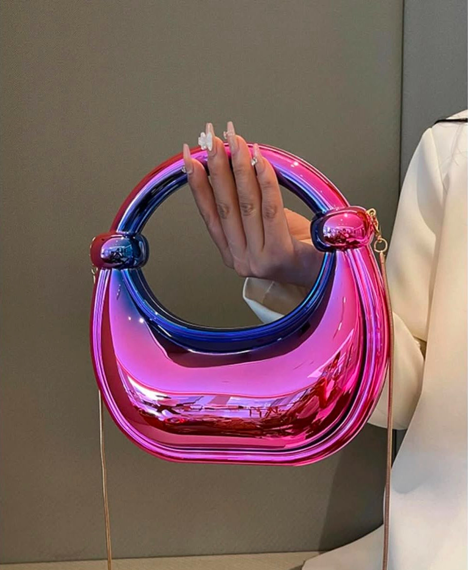 Paris Acrylic Moon Bag