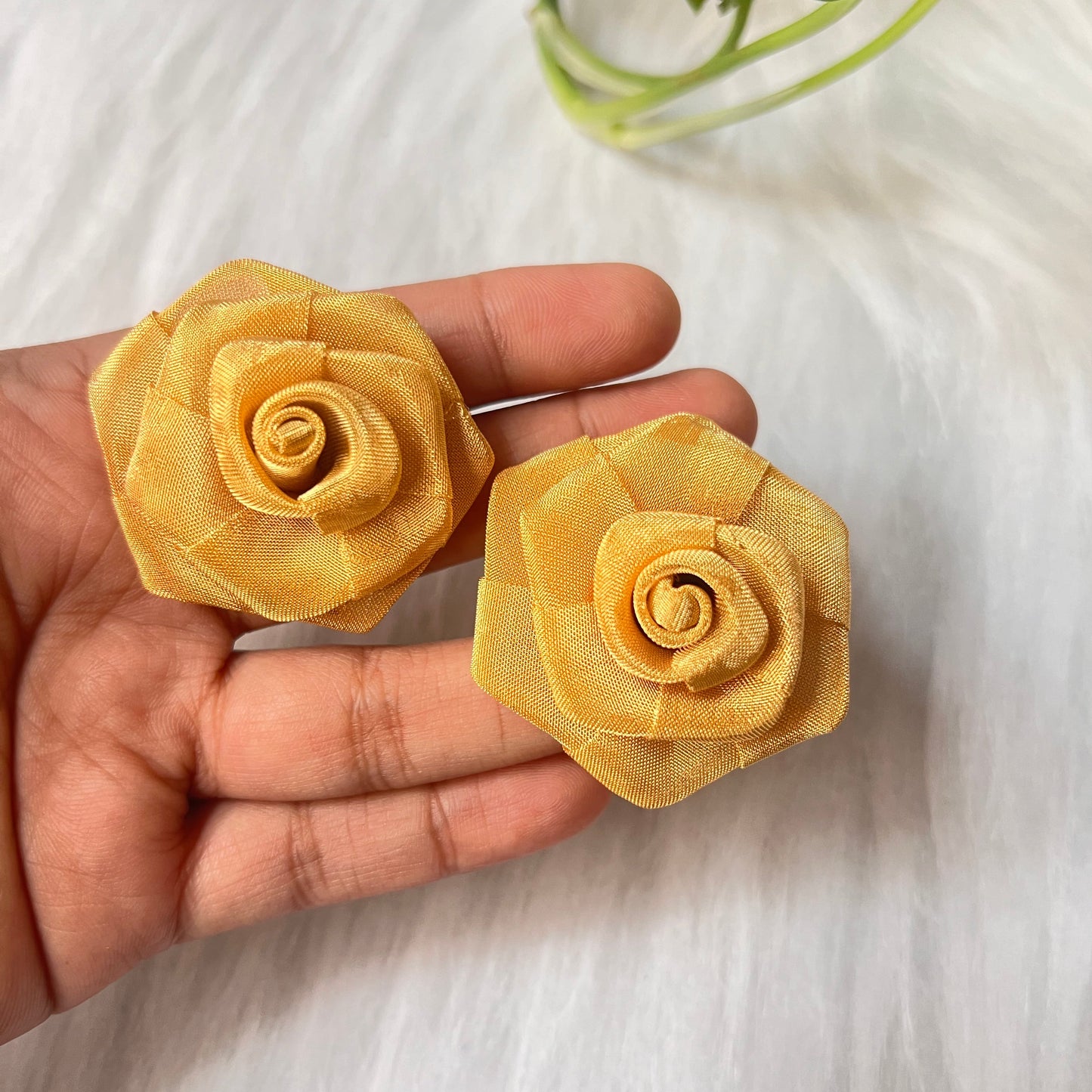 Golden Rose Metal Studs
