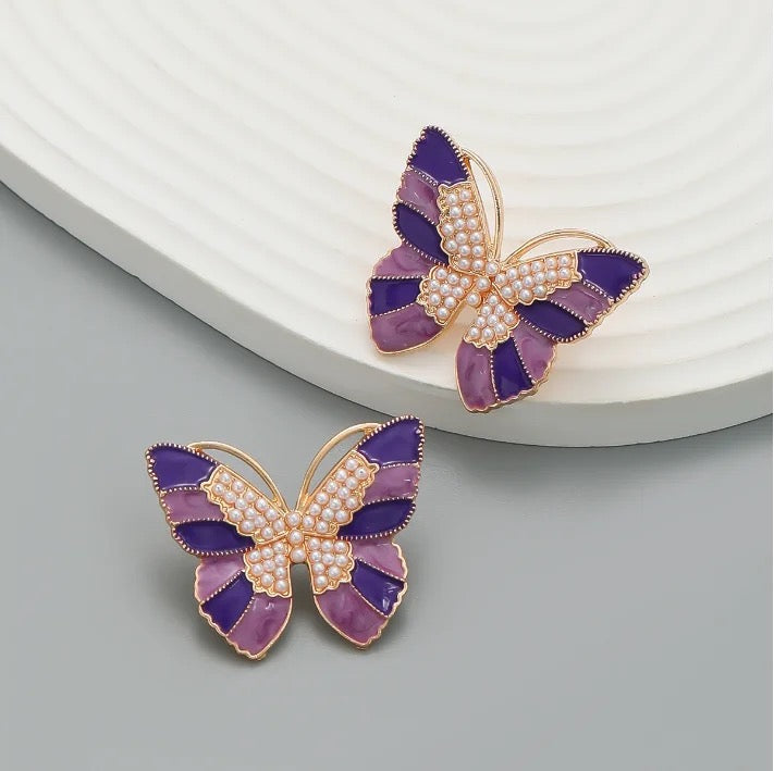 Curv Butterfly studs