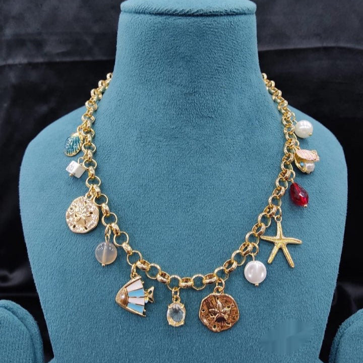Beach Affair Charm Necklace