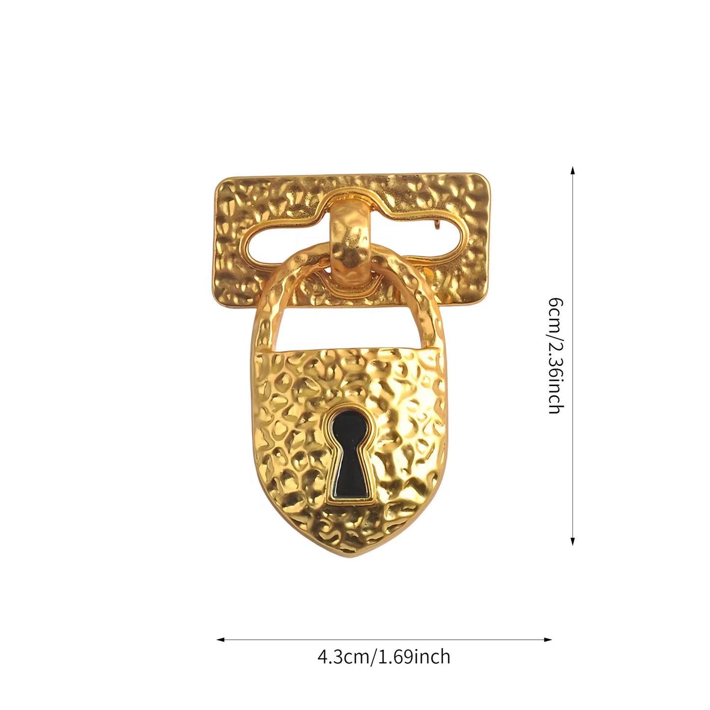 Lock Up Brooch