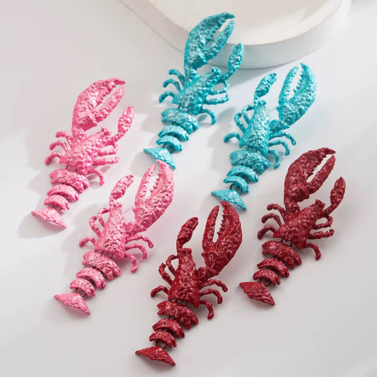 Mr Lobster Earrings