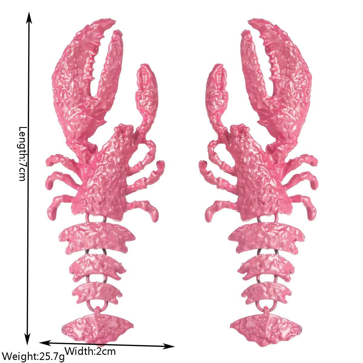 Mr Lobster Earrings