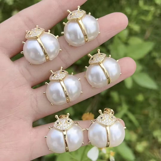 Pearl Bug Studs