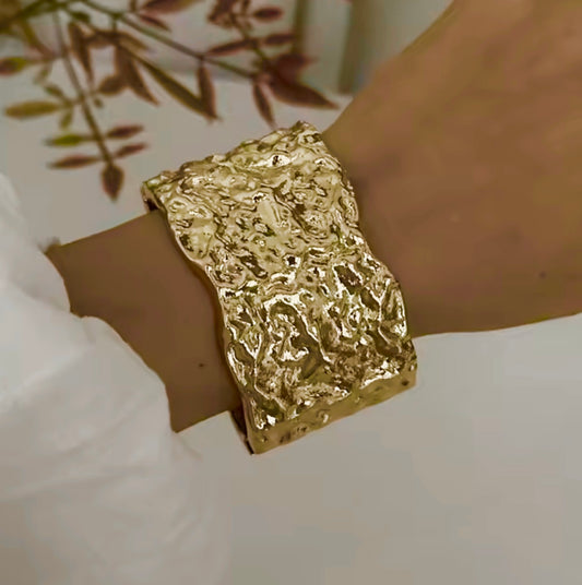 Gold Glaze Cuff