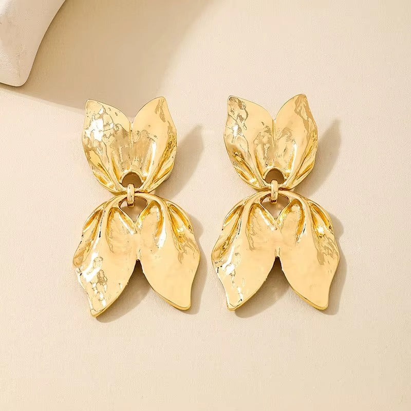 Golden Fern Earrings
