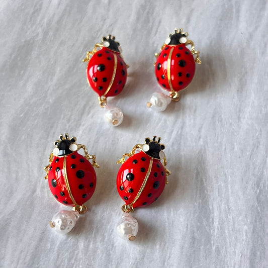 Lady Bug Studs