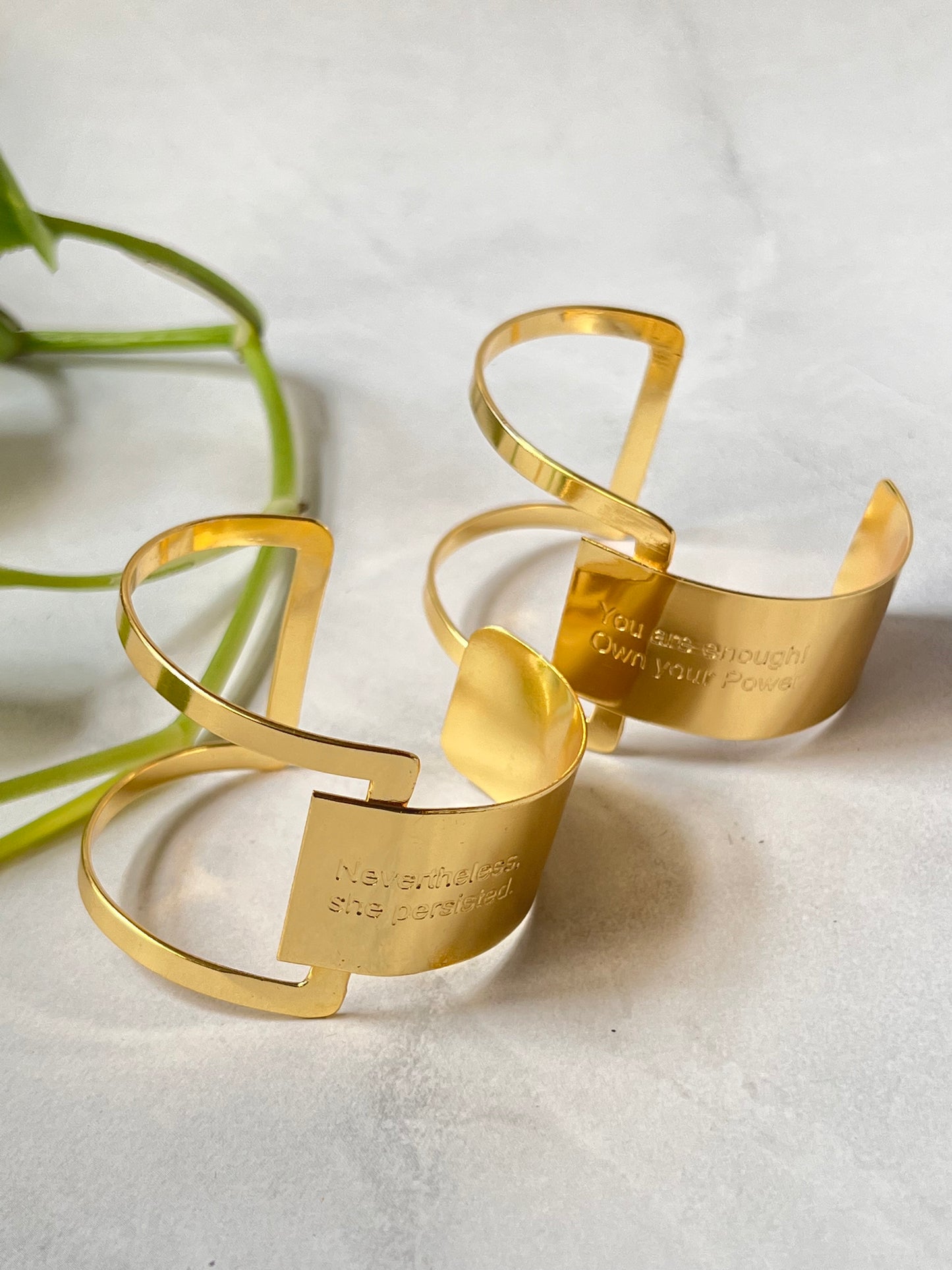 Lady Boss Quote Hand cuff