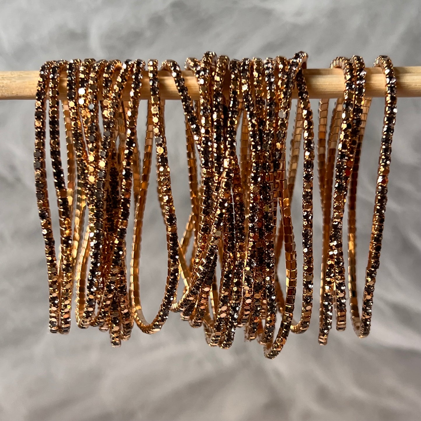 Golden Glam Shimmy Bracelets