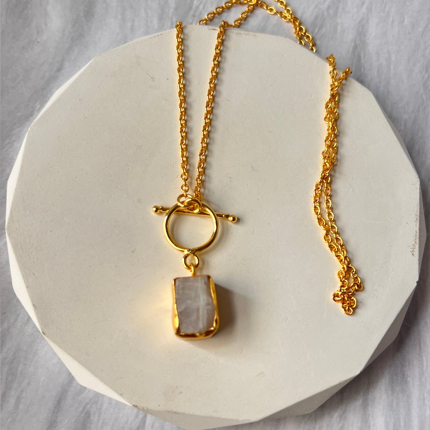 Stone Cut Necklace