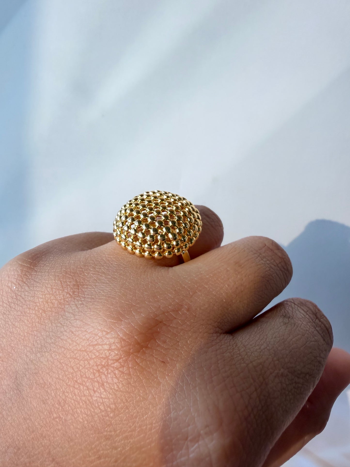 Golden Disco Ring
