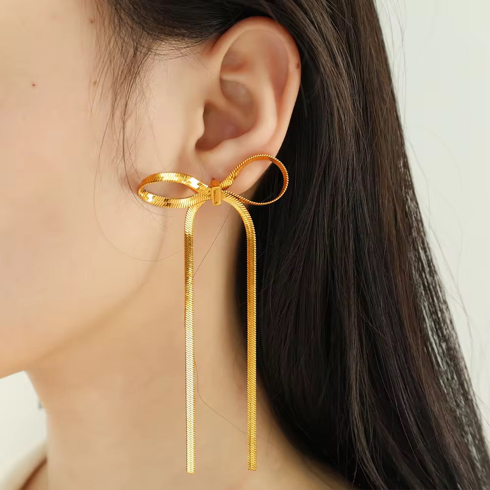 Big Bow Earrings