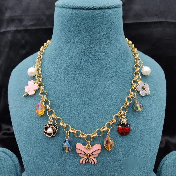 Lady Bird Charm Necklace