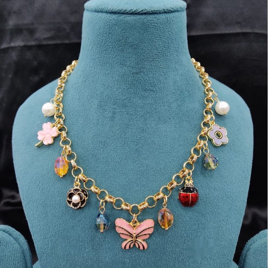 Lady Bird Charm Necklace