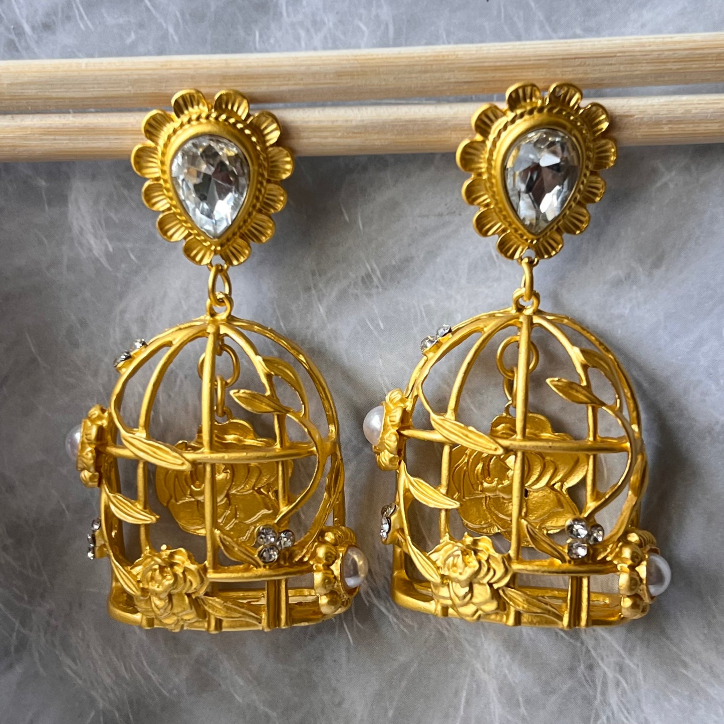 Bird Cage Earrings
