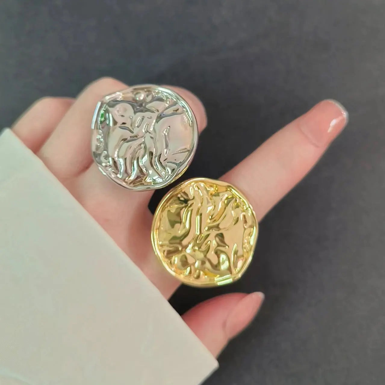 Coin Ring- Golden