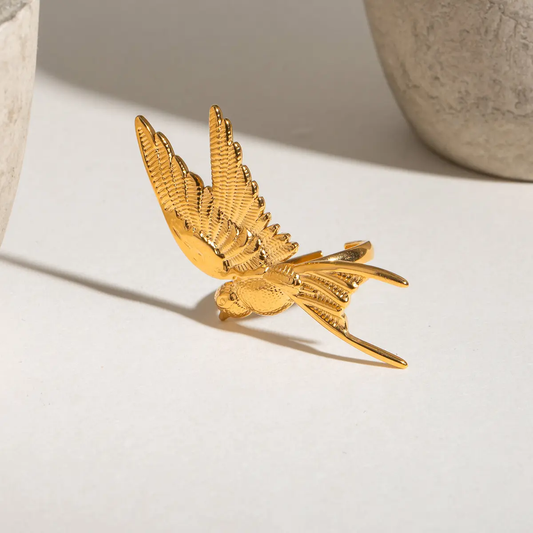 Golden Bird Ring