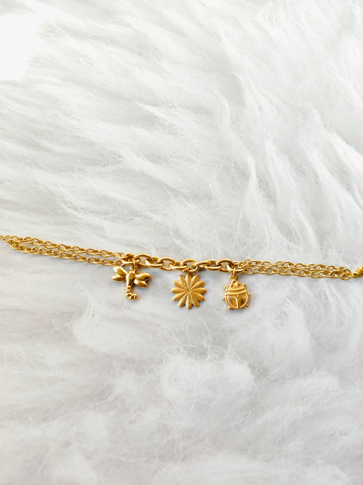Bug Charm Bracelet