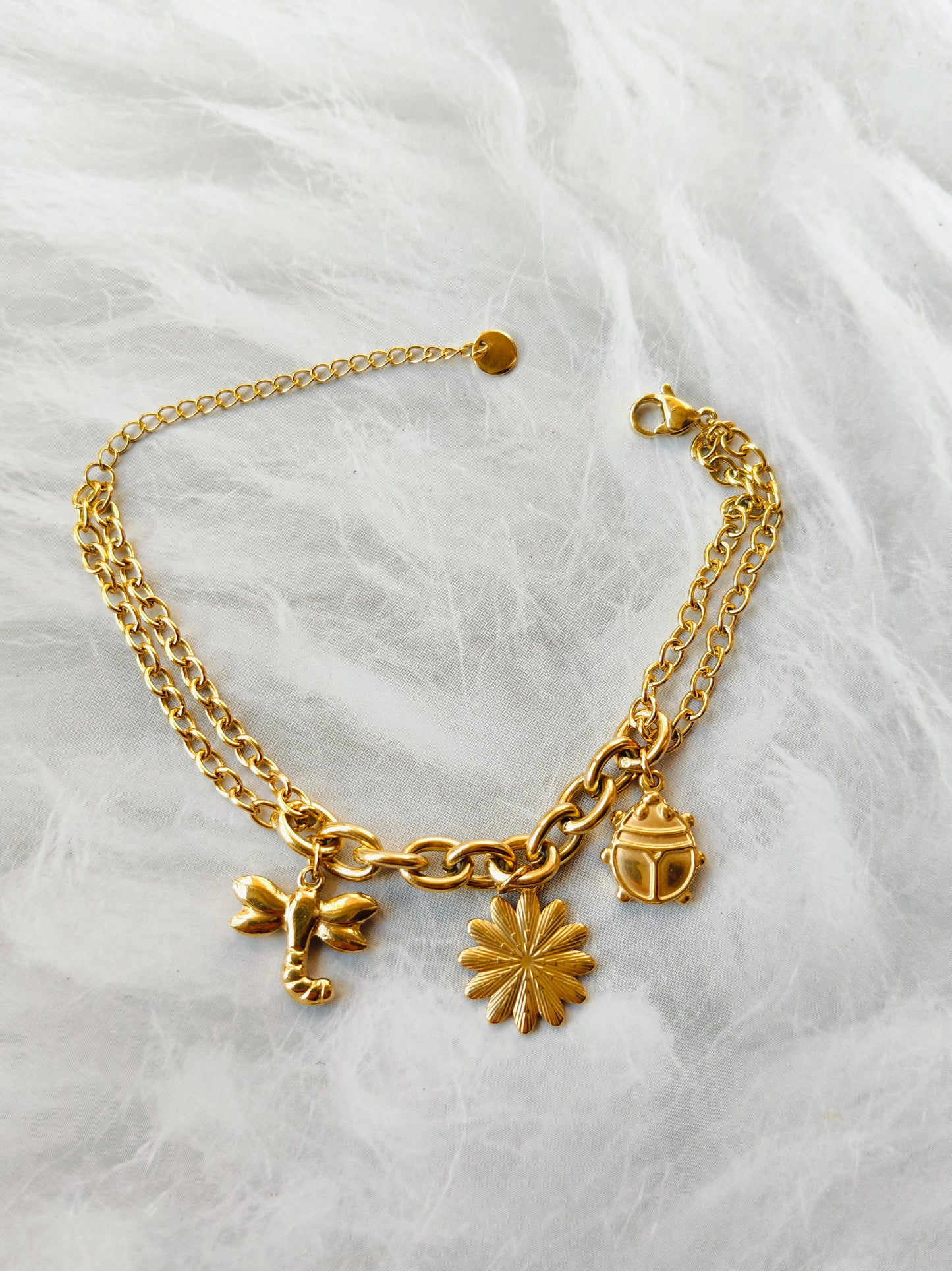 Bug Charm Bracelet