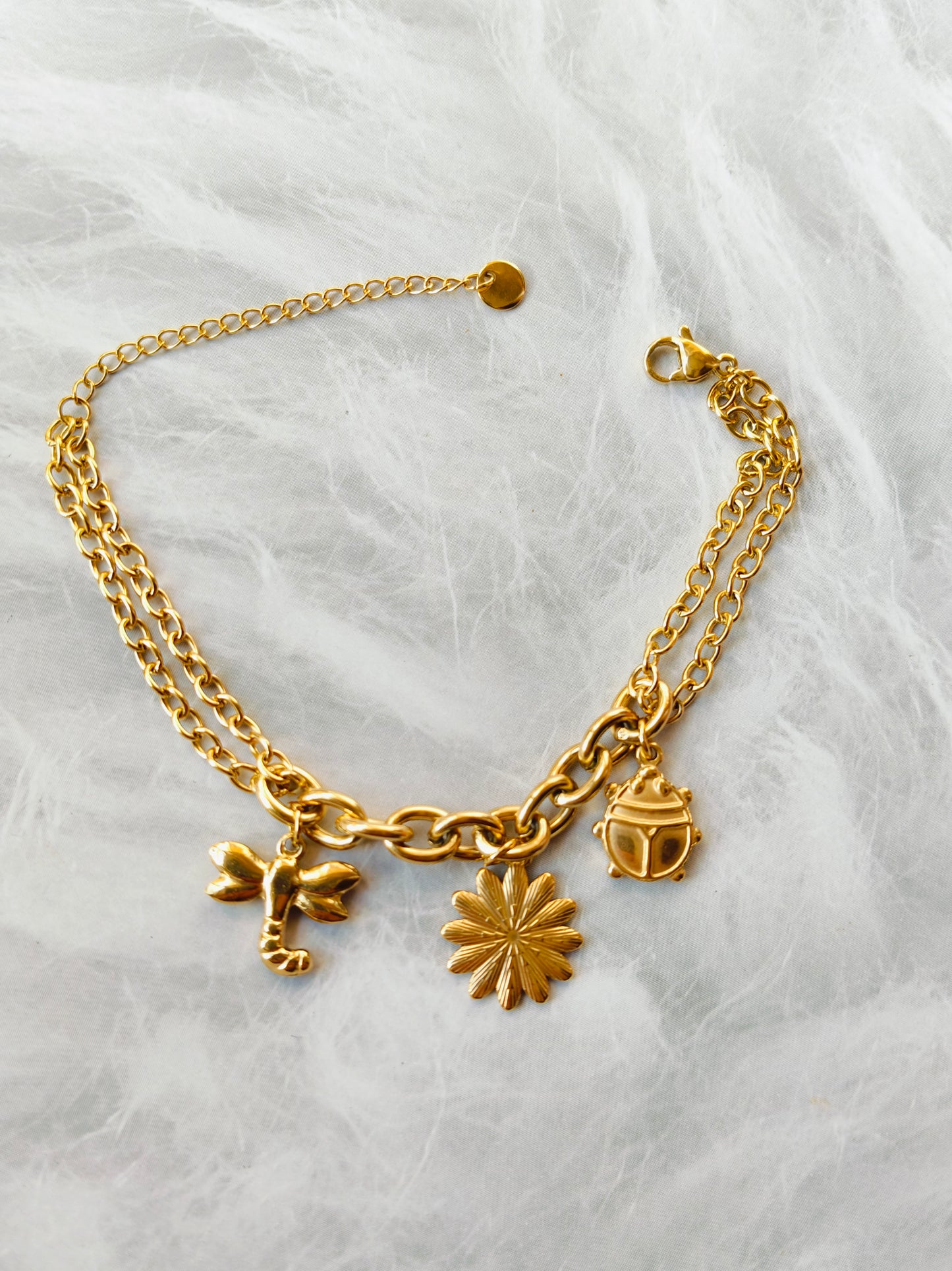 Bug Charm Bracelet